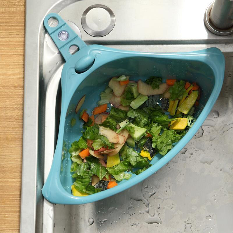 厨房水槽沥水篮洗菜篮厨余垃圾剩菜残渣汤汁过滤网洗碗水池置物架