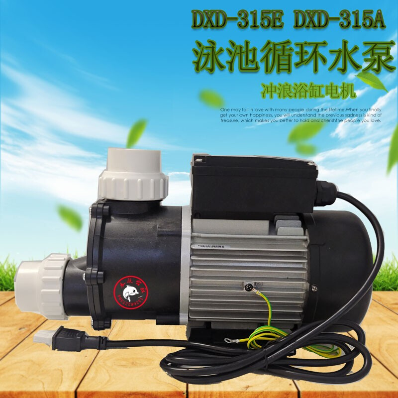 DXD水泵浴缸冲浪缸电机按摩浴缸水疗抽水泵315E婴儿泳池循环水泵