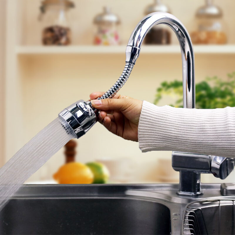 厨房防溅水龙头延伸器加长万向增压通用水嘴自来水过滤花洒起泡器