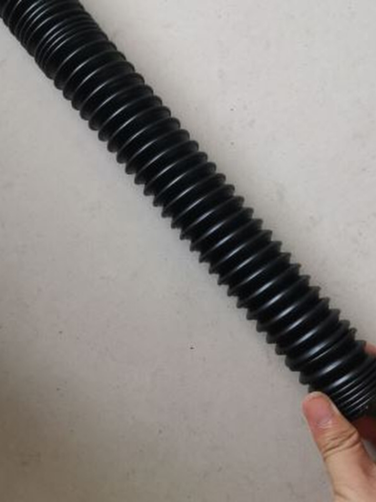 25 32 38 50 70 弹簧管拉伸10M黑色PV钢丝软管吸尘管工业软管风管