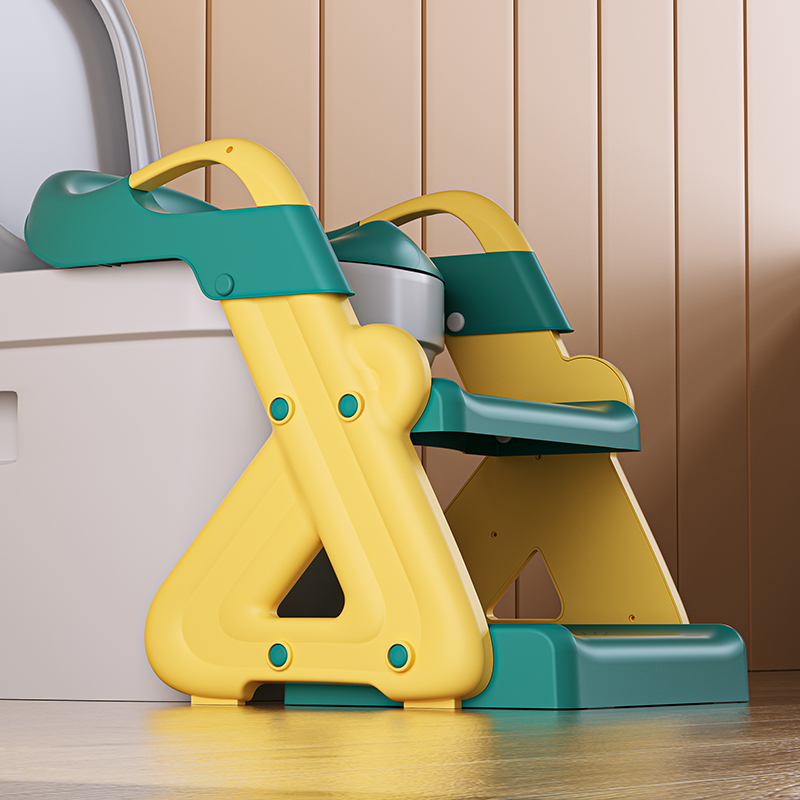 儿童马桶坐便器男宝宝专用厕所辅助踩脚凳小孩阶梯楼梯式坐便圈架