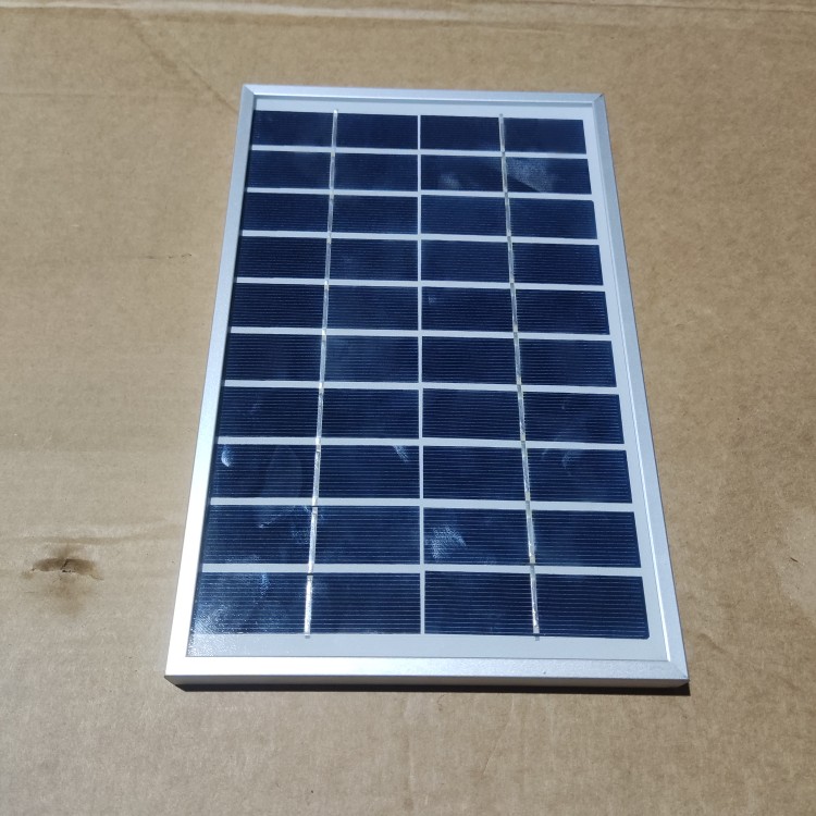清仓处理10V6w太阳能板DIY光伏板替换9v电压使用 没有接线盖
