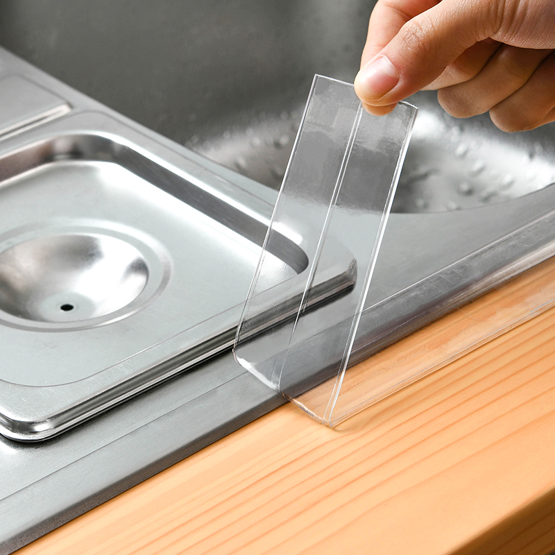 新款加宽型PVC防水防霉贴条洗脸池边缘厨房水槽周边马桶边防霉贴