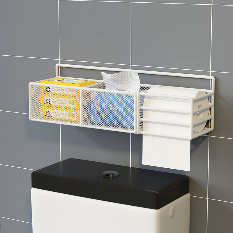 厕所马桶上方置物架卫生间放在坐便器上的架子洗手间多功能储物架