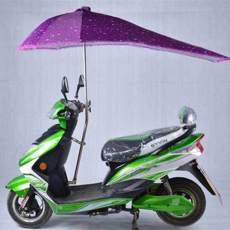 电动车雨棚龙头固定支架踏板摩托车三轮车不锈钢加粗固定夹撑伞架