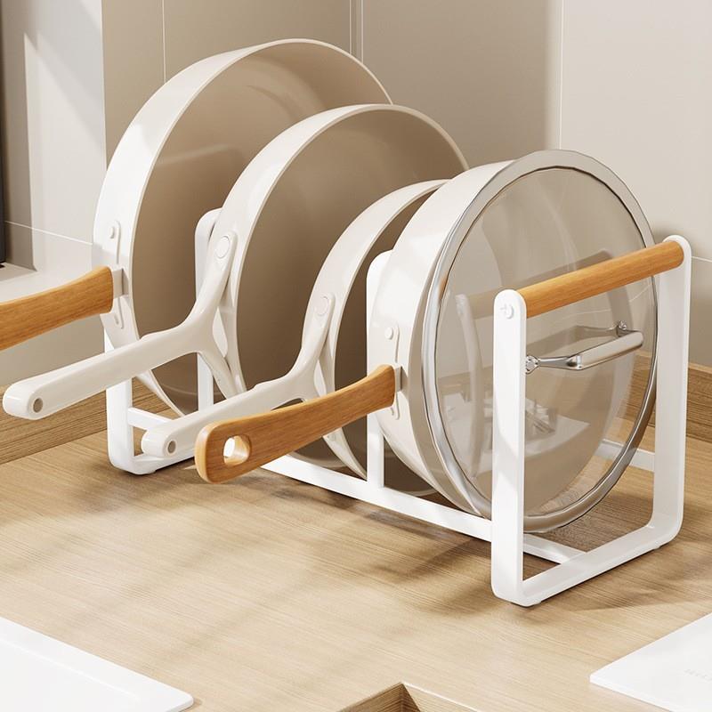 厨柜内锅具架厨房柜子家用砧板收纳下水槽锅盖分隔放锅置物架