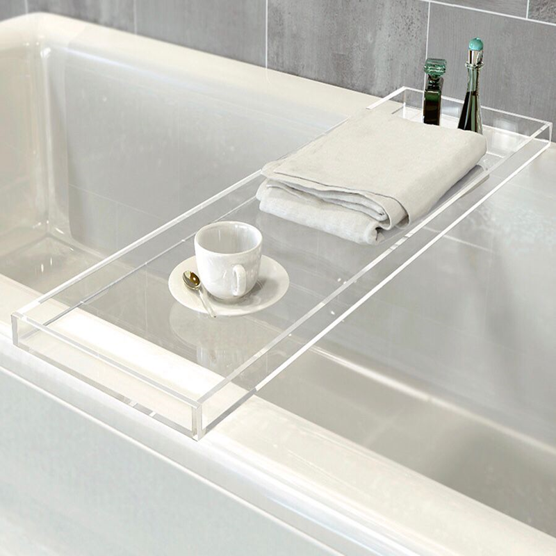 浴缸置物架轻奢卫生间泡澡支架浴室多功能防滑收纳架亚克力浴缸架