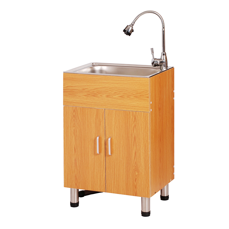 厨房304不锈钢水槽柜洗菜盆一体柜橱柜家用洗手池洗碗槽双槽储物