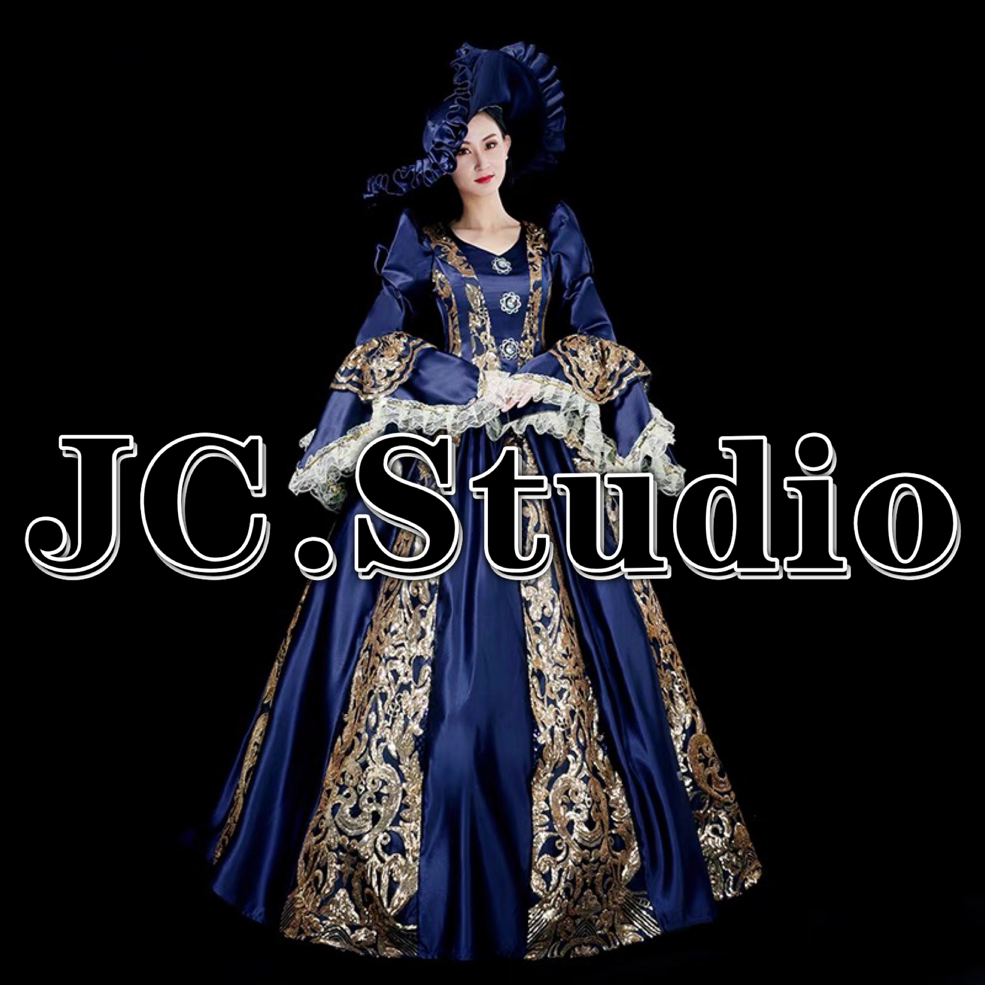 欧洲古典宫廷风中世纪洋装欧派演出舞台装复古欧式贵族晚礼服裙女