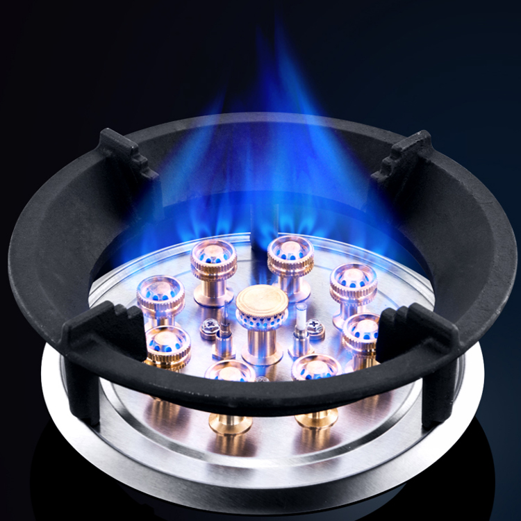 大火力燃气灶单灶家用厨房煤气液化天然气台式嵌入式九腔猛火炉具