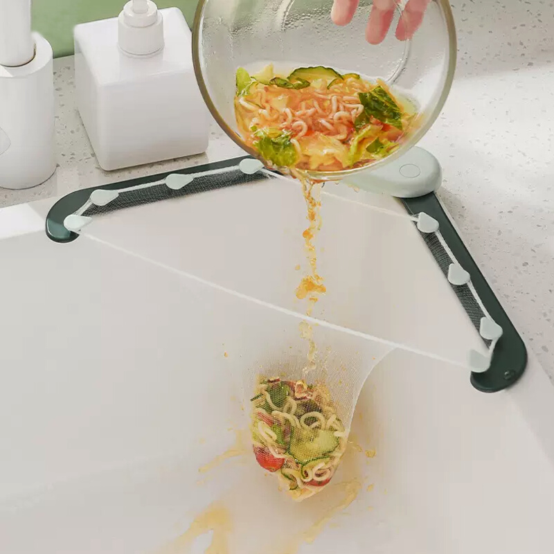 厨房三角水槽垃圾过滤网一次性沥水篮剩菜剩饭残渣洗菜池过滤神器