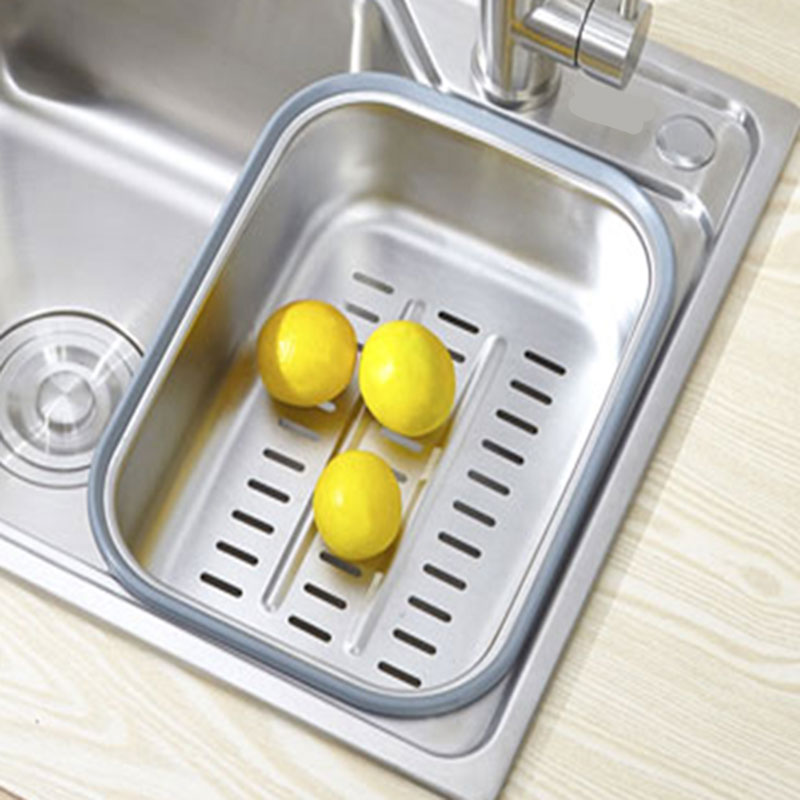 厨房304水槽不锈钢沥水篮沥水架洗菜盆晾碗置物架