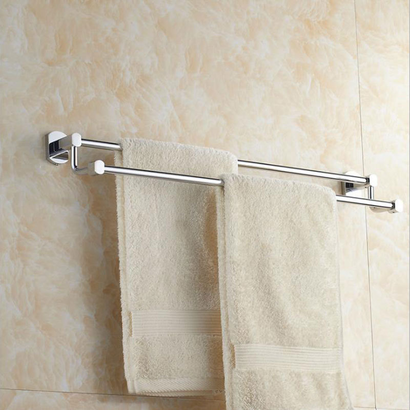外贸毛巾架置物架卫浴挂件浴巾架毛巾架不锈钢