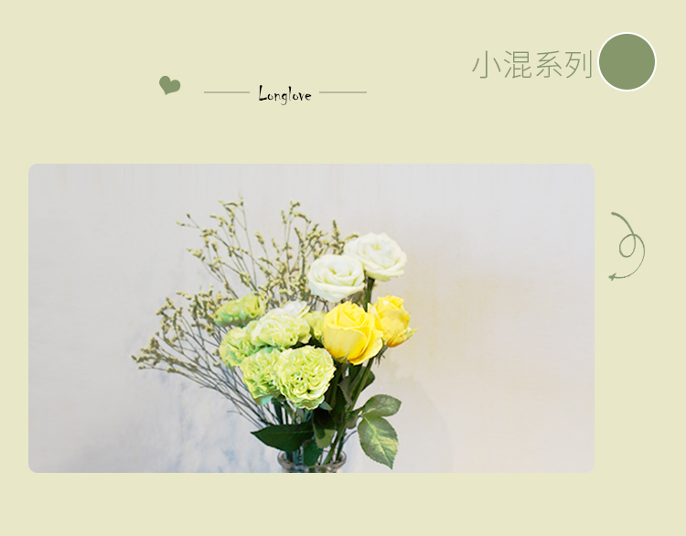 【玖束】鲜花包月一周一花 鲜花同城 速递居家办公室杭州花店