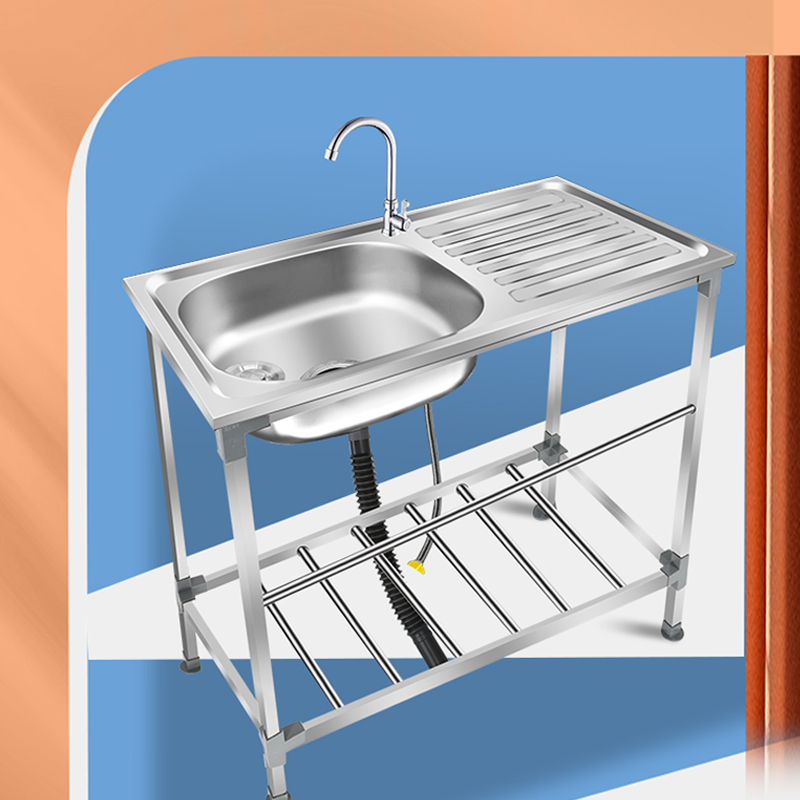 厨房洗菜盆支架水槽架子加厚不锈钢洗碗池洗手盆水池多功能支架