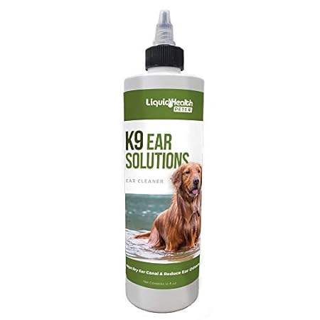 LIQUIDHEALTH 12 Fl Oz K9 Dog Ear Cleaner Wash Solutions -