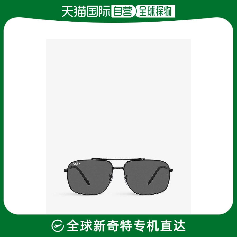 香港直邮潮奢 Ray-Ban 女士RB3796 枕形镜框品牌标识镜片金属太阳
