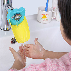 水龙头延伸器虫子防溅头宝宝加长水嘴导水槽引水器儿童洗手延长器