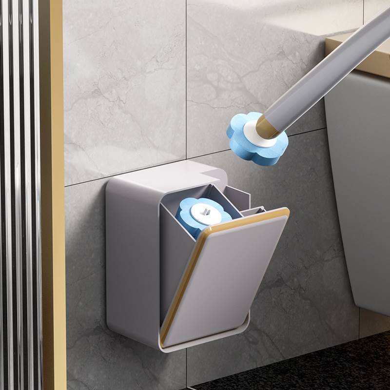 无死角卫生间一次性马桶清洁刷子厕所壁挂式免打孔马桶刷家用神器