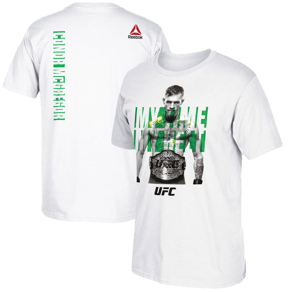 MMA综合格斗 UFC短袖锐步康纳-麦格雷戈(嘴炮)196白色男士T恤