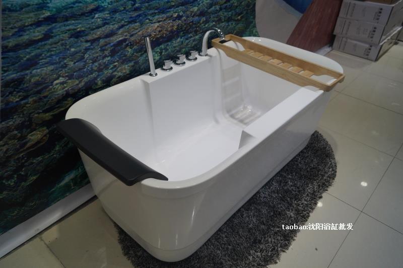 久程独立浴缸1317米温泉浴缸亚克力超深压克力浴盆日式小户型