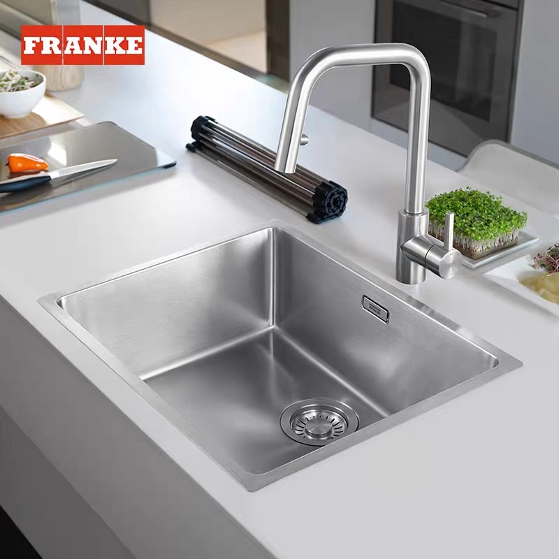 FEX110-40瑞士弗兰卡FRANKE厨房不锈钢水槽单槽灵动系列新款包邮