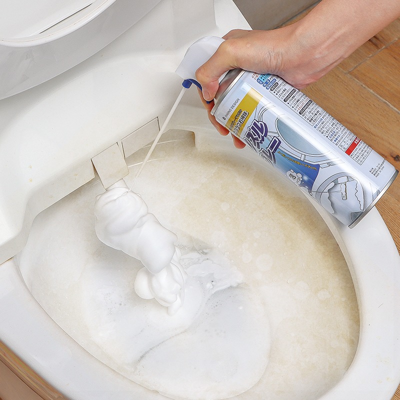 日本智能马桶喷嘴清洁剂慕斯泡泡强力除垢洗厕所去黄抑菌除臭神器