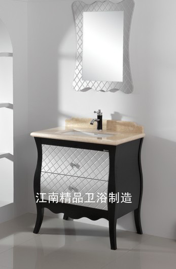 欧式美式橡木浴室柜组合实木卫浴柜洗脸盆柜洗手盆柜洗漱台XM8050