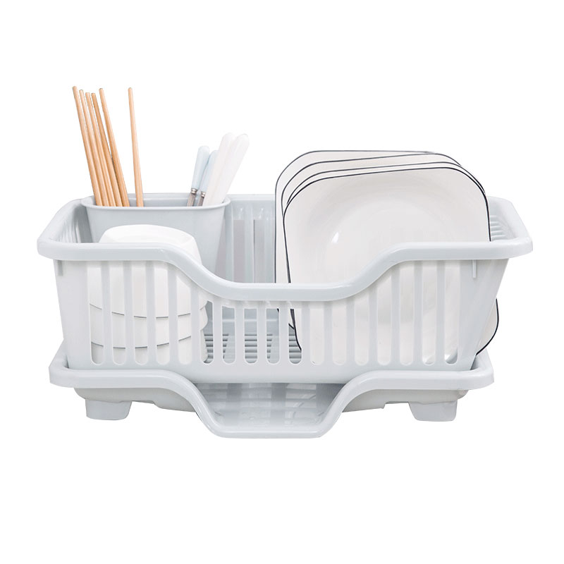 极速厨房台面碗碟沥水篮水槽置物架塑料餐具家用放碗筷滤水收纳盒