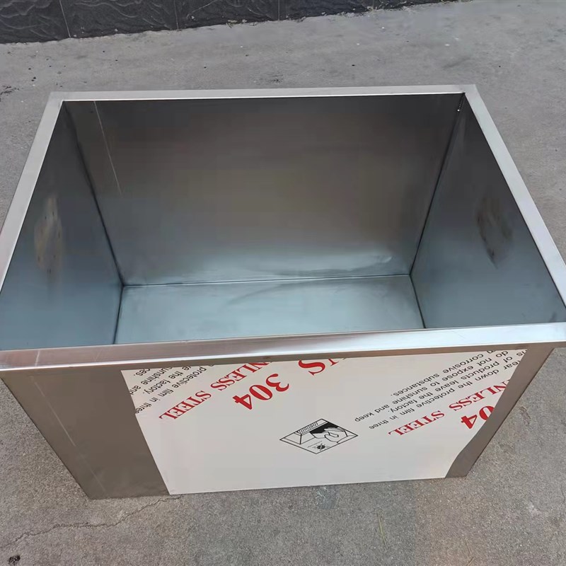 急速发货新品厂促定制304不锈钢储水箱水槽方形商用清洗工具箱水