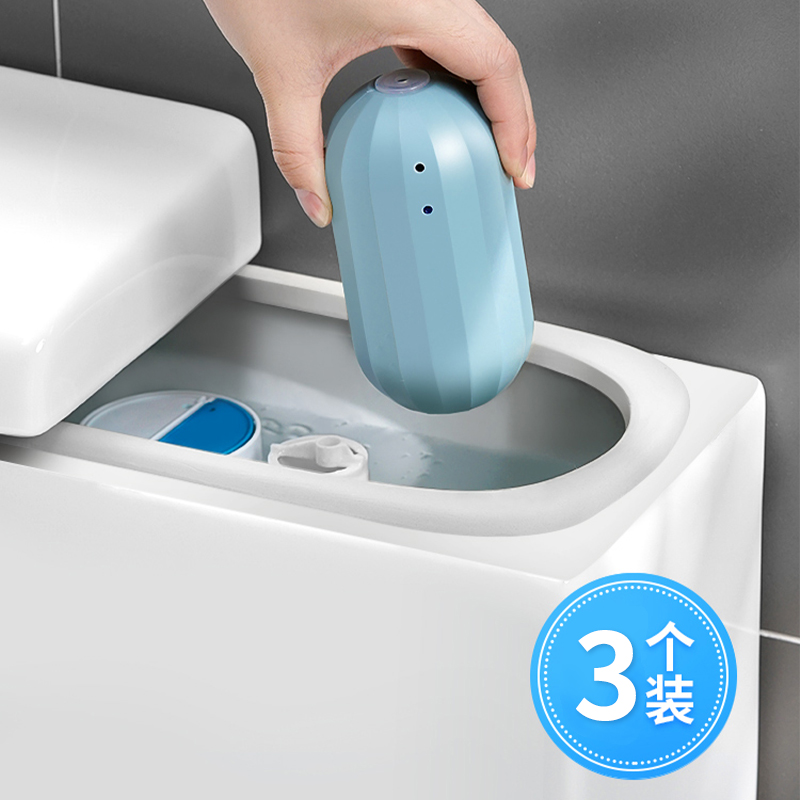 日本马桶清洁剂厕所除臭神器去异味蓝泡泡洁厕灵宝留香自动清香型