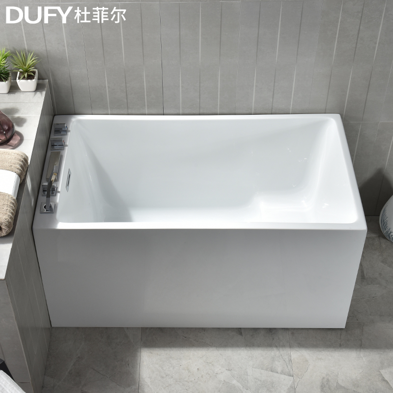 速发小户型浴缸日式亚克力独立式迷你深泡浴缸成人家用浴盆坐式泡