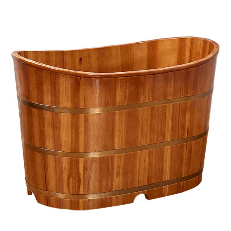 儿童泡澡桶洗澡桶实木保温浴桶木桶小G户型洗澡泡澡浴缸木质泡浴