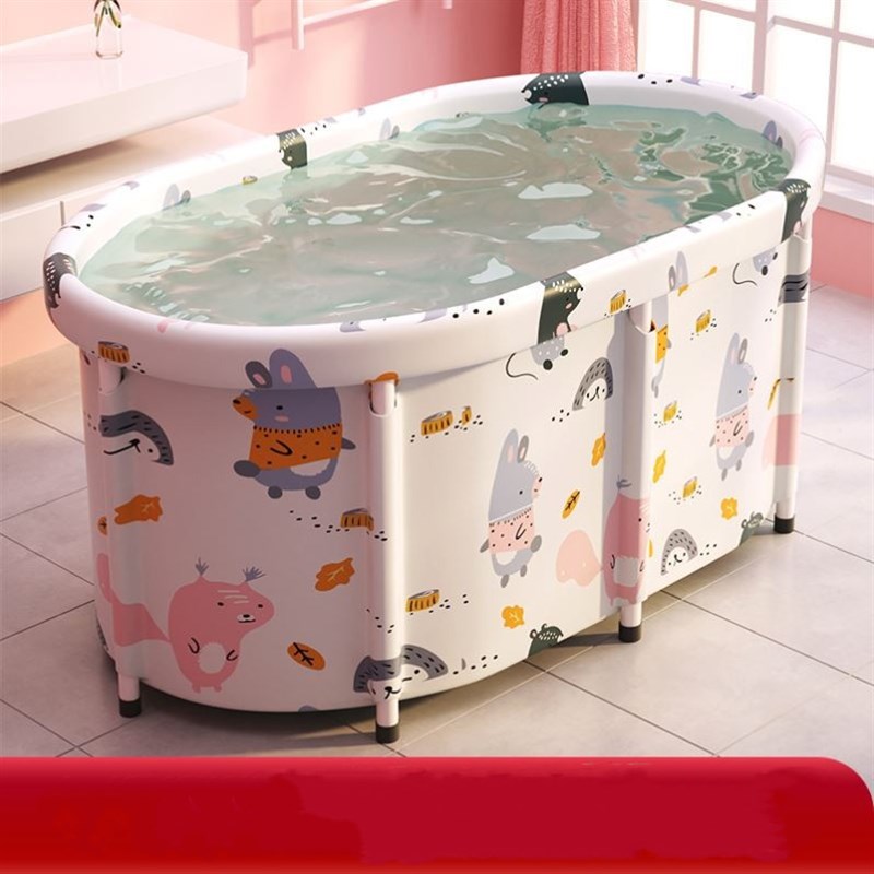 定制折叠式泡澡桶大人加大小户型简易网红家J用全身带汗蒸盆浴缸
