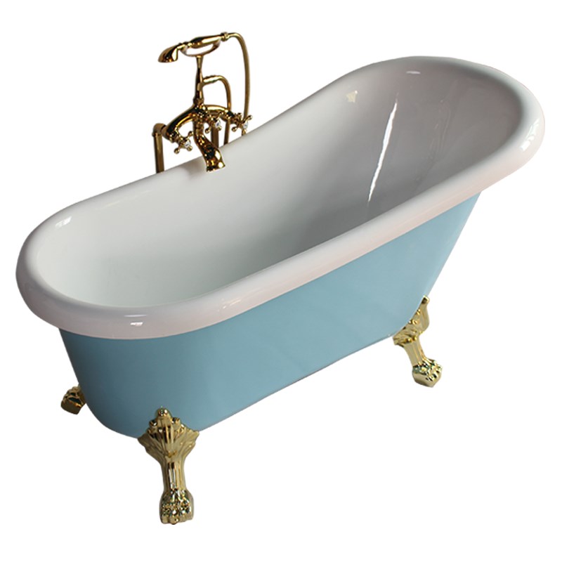 推荐家用亚克力浴缸独立式成人浴盆欧式贵妃缸双层保温小缸小户型