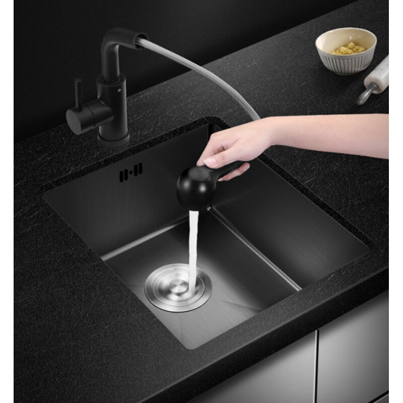 推荐水槽洗菜盆吧台家用厨房水池304不锈钢洗碗槽单槽加厚洗手盆3