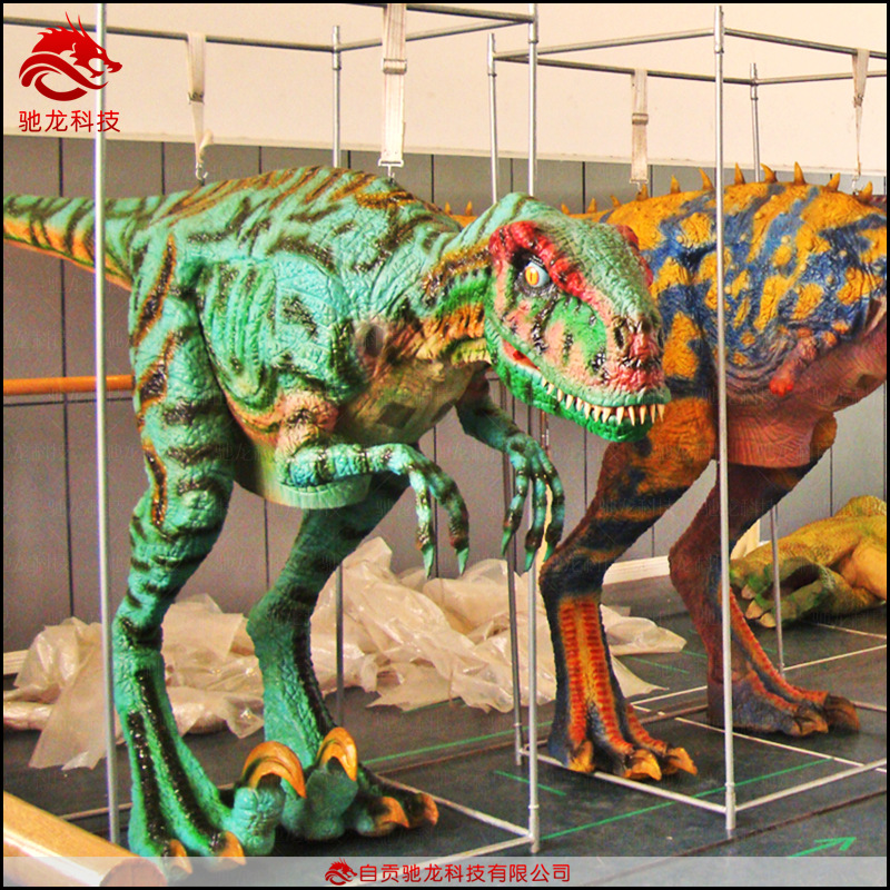 恐龙舞台影视表演道具人控制机械恐龙皮套商场游乐园公园人气展览