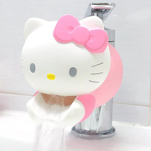 韩国进口 hello kitty 凯蒂猫儿童卡通水龙头延伸器宝贝水龙头