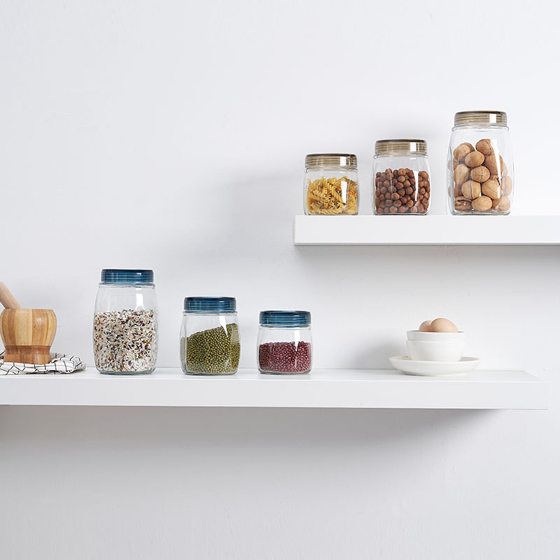 食品级密封玻璃罐子储物瓶蜂蜜咸菜泡菜坛子收纳厨房储存家用带盖
