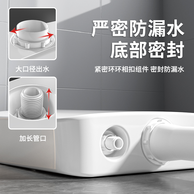 家用冲水箱卫生间蹲便器节能冲厕所蹲坑蹲便水箱抽水马桶香氛