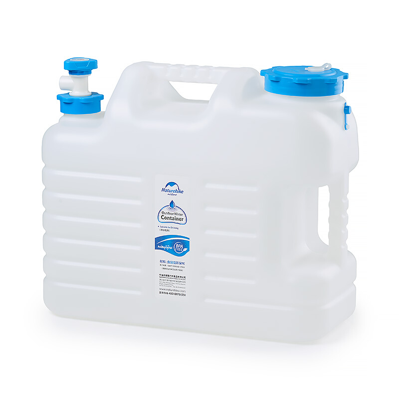 NH挪客户外水桶家用储水用带龙头饮用纯净水桶塑料车载储水箱加厚