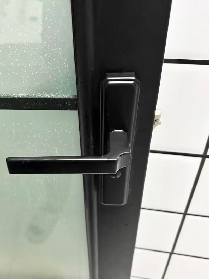 玻璃门把手卫生间防锈门锁浴室房间门锁全铝合金带钥匙卫浴锁高档