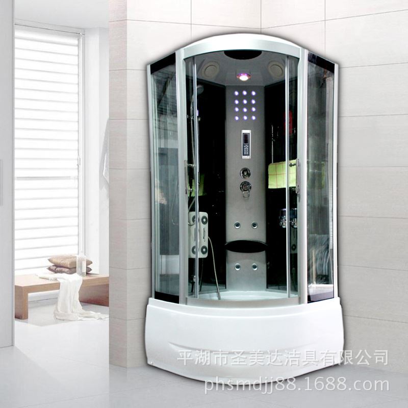 工厂直销淋浴房按摩冲浪浴缸整体浴室简易玻璃房家庭独立浴室