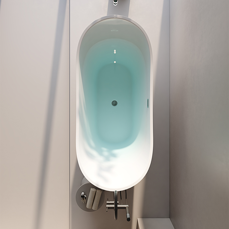 浴缸家用成人独立日式亚克力一体泡澡桶酒店民宿小户型卫生间浴盆