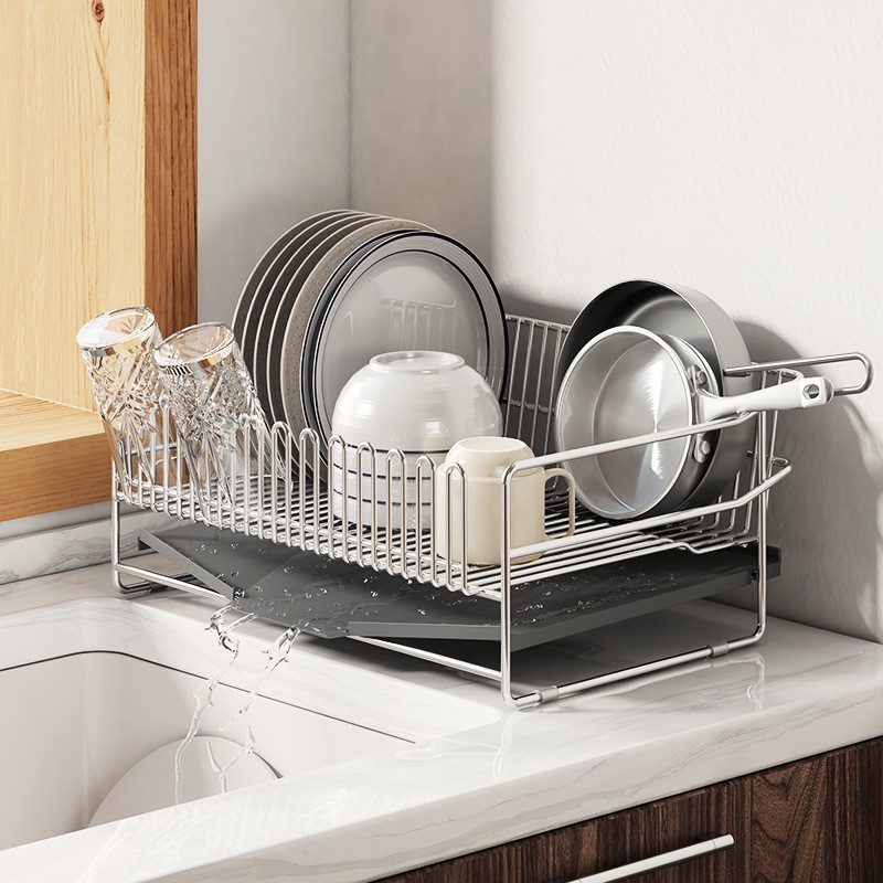 304不锈钢厨房沥水架碗碟架水槽边洗碗池碗筷碗盘碗碟餐具晾碗架
