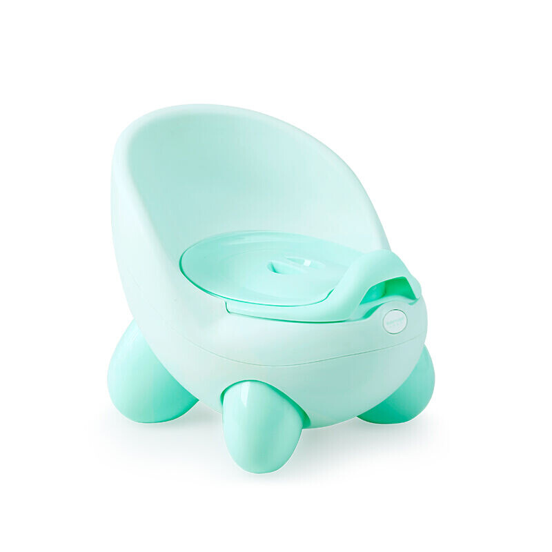 多功能新B款坐便器Q儿童座便器宝宝如厕婴儿小马桶凳子，绿色标配