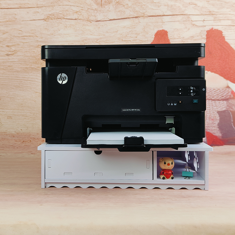 家用A4办公打印机架子桌面复印机置物架多功能办公室主机收纳架