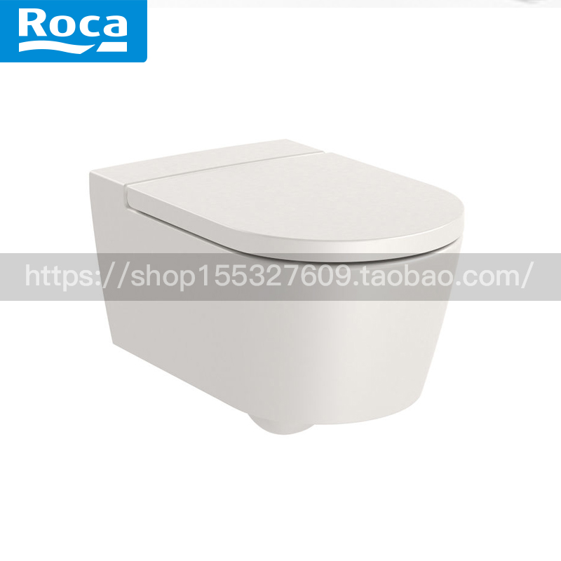 Roca乐家卫浴英佩拉圆型 方形挂墙座厕346527620壁挂马桶西班牙