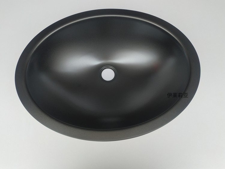台下洗面脸盆手池加厚椭圆一体拉伸水槽嵌入式焊接304不锈钢台盆
