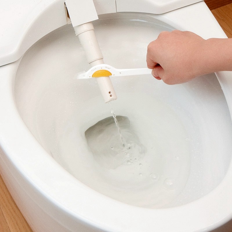 智能马桶喷头专用刷家用无死角一次性厕所坐便器缝隙清洁刷子神器